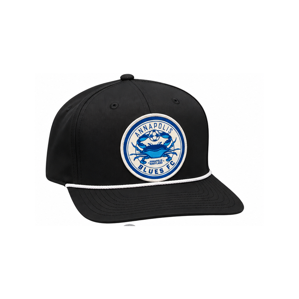 Annapolis Blues Patch Imperial Performance Rope Hat (Black)