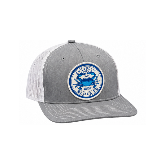 Annapolis Blues Patch Richardson 112 Trucker Hat (Grey)