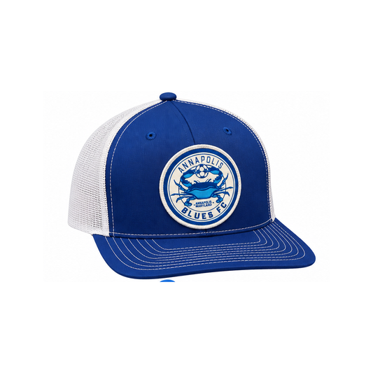 Annapolis Blues Patch Richardson 112 Trucker Hat (Blue)