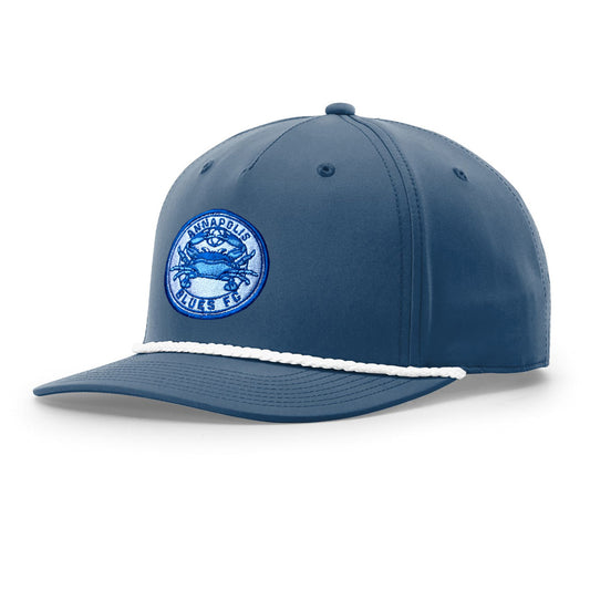 Annapolis Blues FC Richardson 5-Panel Classic Rope Cap (Navy Blue)